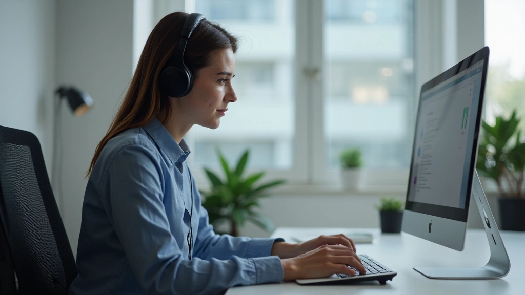 Спокойное рабочее пространство с человеком, практикующим медитацию у окна, естественное утреннее освещение